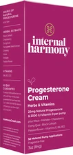INTERNAL HARMONY PROGESTERONE CREAM Menopause Life-Flo Emerita Pro-gest E B6 B12