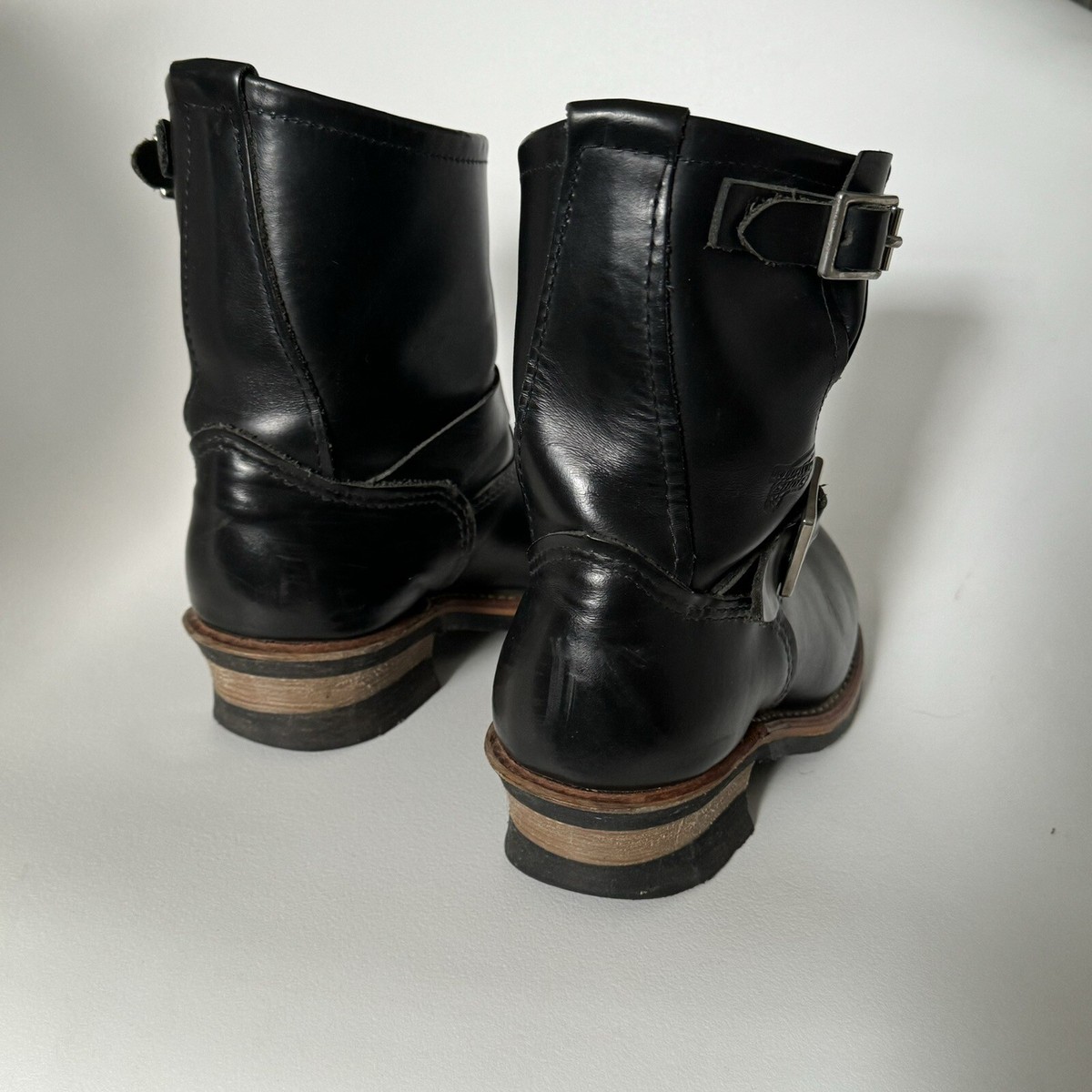 Red Wing 2976 Short Engineer Boots Black SIZE US76.5D Red Wing 2976 Short Engineer Boots Black SIZE US76.5D