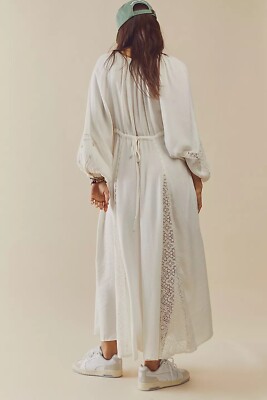 Free People Women's Southwest Lace Maxi Dress - Ivory - S Free People Women's Southwest Lace Maxi Dress - Ivory - S