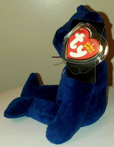 Oso de peluche Ty Beanie Baby New York Giants NFL 8,5" NUEVO MWMT - Imagen 3 de 7