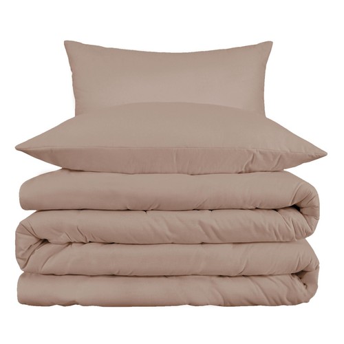Cotton Blend 800 Thread Count Solid Duvet Cover Set - Picture 31 of 39