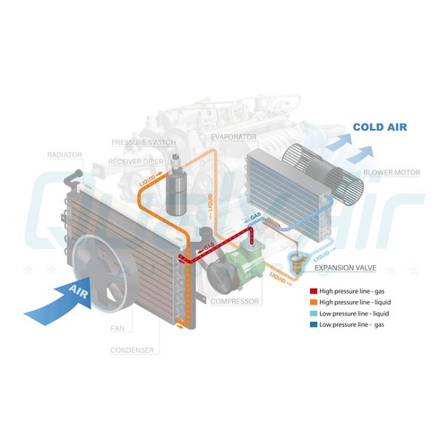A/C Expansion Valve for 05-10 NISSAN D22 / 05-11 NAVARA / 05-10 NP300 - Picture 4 of 7