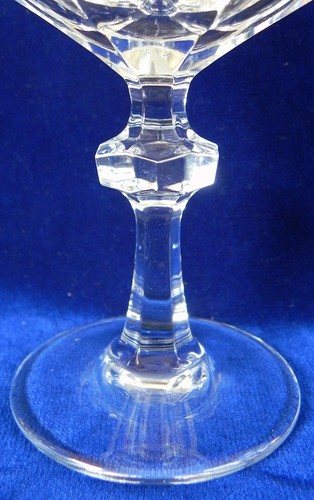 4 Gorham Kristall "Alexandra" Weingläser 6", sechseckige Stiele & geschliffene Schalen, Exc. - Bild 6 von 7
