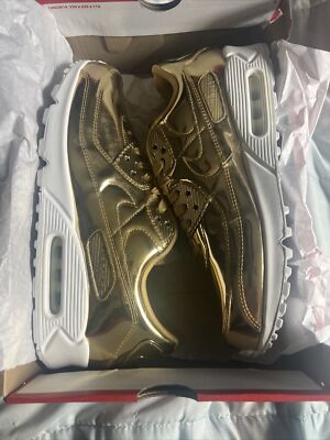スニーカー Nike Air Max 90 llic Gold 2020 (W) Nike Air Max 90 Metallic Gold (2020) (Women's) 11 US | eBay