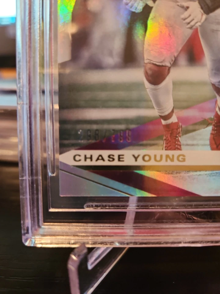 2020 Panini Donruss Elite Rookies 298/799 Chase Young #105 BGS 9 MINT Rookie RC - Image 2 of 3