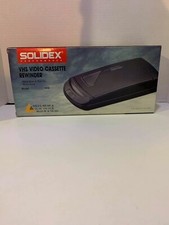 Solidex VHS Video Cassette Rewinder 938XT WITH BOX