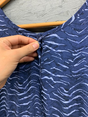 ATHLETA GIRL Play More Romper Animal Wavy Navy Size XXL/16 - Picture 11 of 11