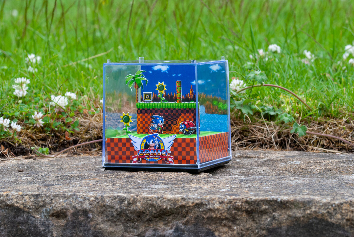 I made this Sonic Green Hill Zone Diorama come alive in 3D, do you like it  ? :D Who wants to play old sonic games ? : r/gaming