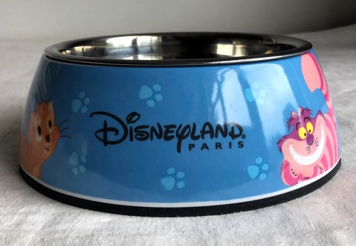 Disneyland Paris Disney Katzen Melamin Schüssel + herausnehmbarer Edelstahleinsatz.