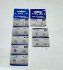16 Pack BlueDot Trading 1.5V Alkaline Button Coin Cell Battery for Watches Toys
