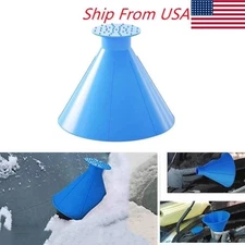 Blue Car Ice Scrapers,Snow Scraper,Magical Ice Scrapers for Car Windshield