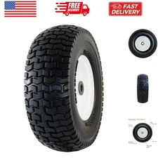 , Replacement Riding Lawn Mower Front Tire, Easy Install Assembly