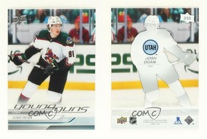 2024-25 Upper Deck Series 1 Young Guns Clear Cut Josh Doan #233 Rookie RC