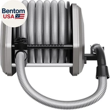 Vacuum Hose Extension Reel with 30FT Hose, 1-1/4'' Wall Mount Vacuum Hose Reel,