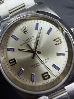 Rolex Air King 114210 Silver Dial 34mm Steel Oyster Box & Card (2007)
