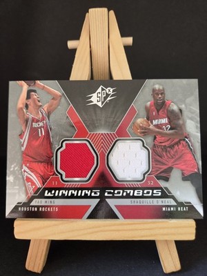 2005-06 SPx - Winning Combos Materials Shaquille O'Neal, Yao Ming #WC-YO (MEM)