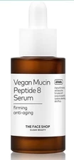 NEW NIB The Face Shop Vegan Mucin Peptide 8 Serum Full Size 30ml/1oz AUTHENTIC