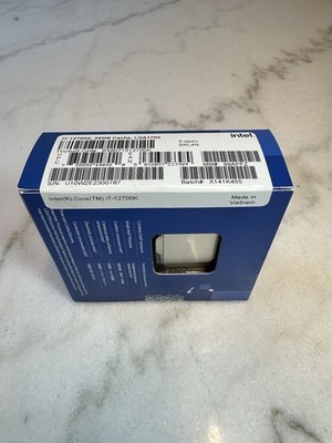Intel Core i7-12700K Processor (5 GHz, 12 Cores, FCLGA1700