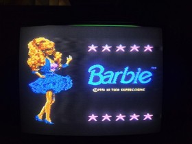 Barbie Nintendo NES Cartridge FRA