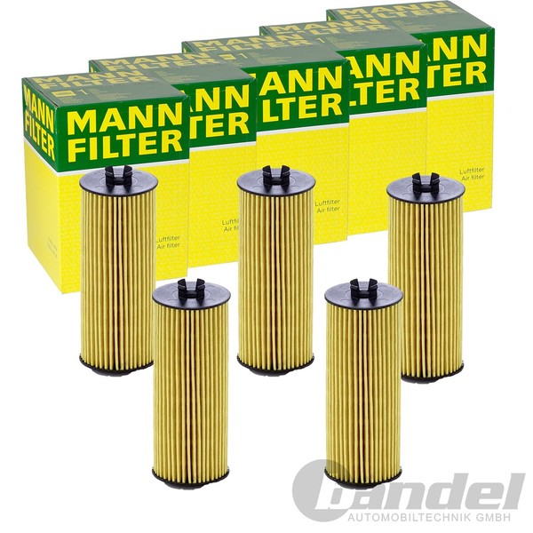 5X Mann-Filter HU 6009 Z ÖLfilter MIT Dichtung Filtereinsatz 5-STÜCK!-image