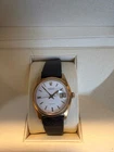 Rolex 34mm OysterDate Precision Vintage Men's Watch 6694 | Black leather strap