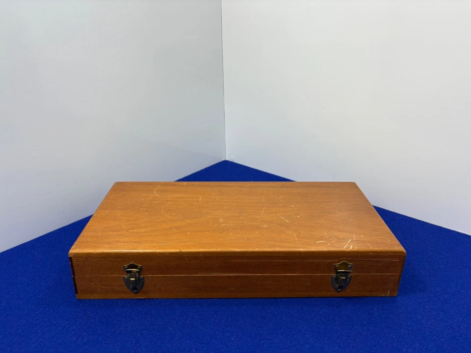 Smith & Wesson Hardwood Revolver Box (No Insert)  Interior 15¼″ L × 7⅛″ W × 2¾″H - Image 2 of 3