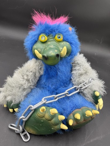 Los Temblors 1991 Original Vir Spanien Vintage Spielzeug My Pet Monster Works mit Kette