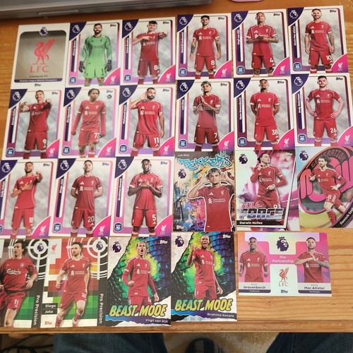 topps premier league 2025/26 Liverpool Base Team Set