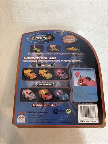 Nuevo paquete Electros Takara Penny Racers Glowers 2003 vintage - Imagen 3 de 6