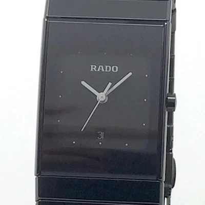 RADO (like new & unworn) M 29x24mm Diastar Ceramica White-Hands Jubile Keramik - Bild 1 von 4