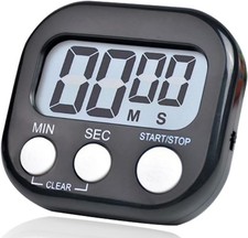 Small Digital Timer for Kitchen Cooking Baking Sports Office Meeting Multi-Funct