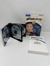 Broderbund The PrintShop Deluxe Version 21, 4 CD set