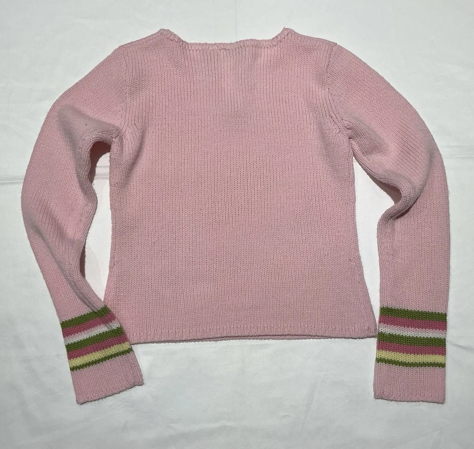 Suéter tejido Energie vintage para mujer grande rosa Y2K Foto 4 de 4