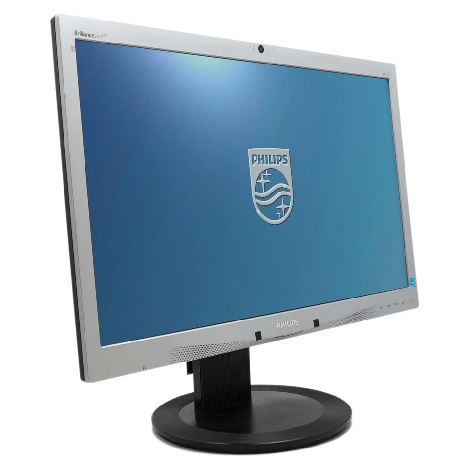 Philips 231P4Q 23" Fhd 16:9 Monitor With Integrated Webcam Dvi Vga Dp - Image 3 of 4