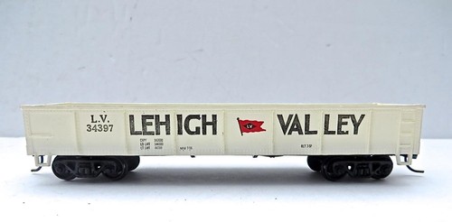 HO ROCO 40' Lehigh Valley Gondola Upgraded with Kadee Knuckle Couplers Low Ship - 第 1/4 張圖片