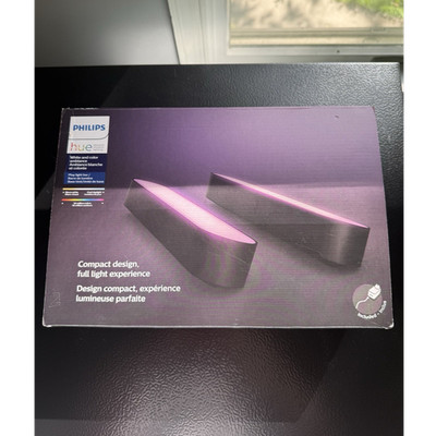 Philips Hue Play Light Bar 7820230U7 Black LED App Control Color-Changing ZigBee