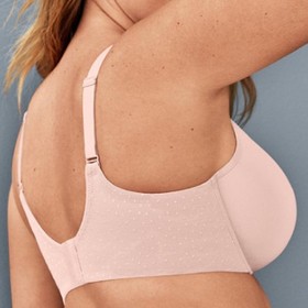 WACOAL light pink back smoothing minimizer underwire unpadded bra 857303 NWT