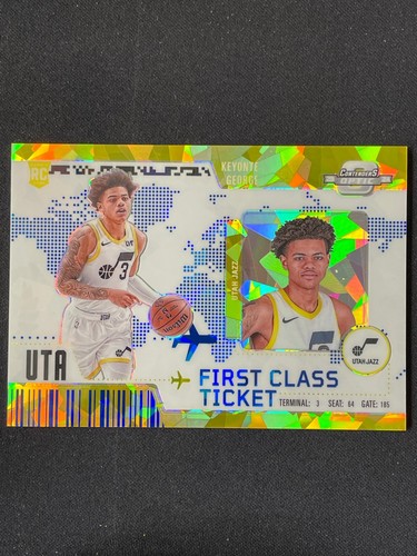Keyonte George 2023-24 Panini Contenders óptica primera clase hielo azul/75 #6 - Imagen 1 de 2