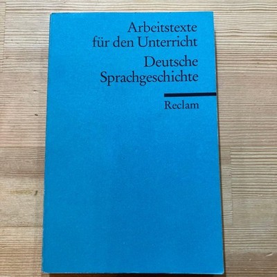 Deutsche Sprachgeschichte German Version Reclam