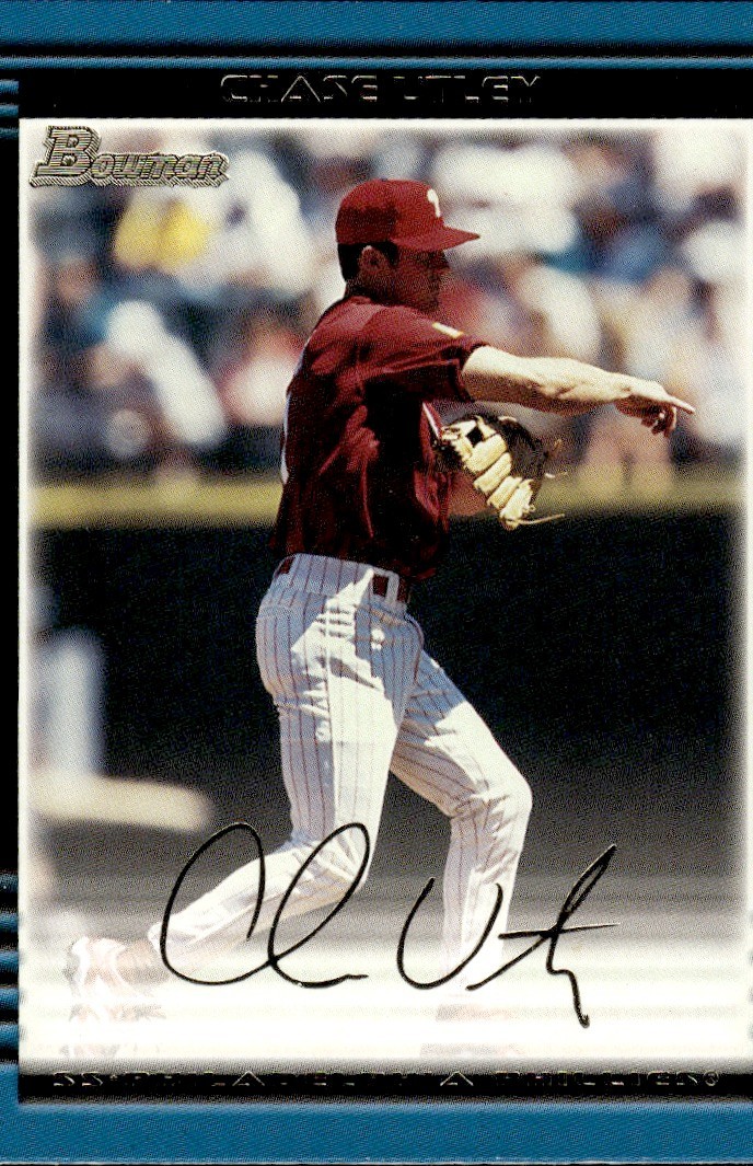 2002 Bowman Gold Chase Utley #264 Rookie RC