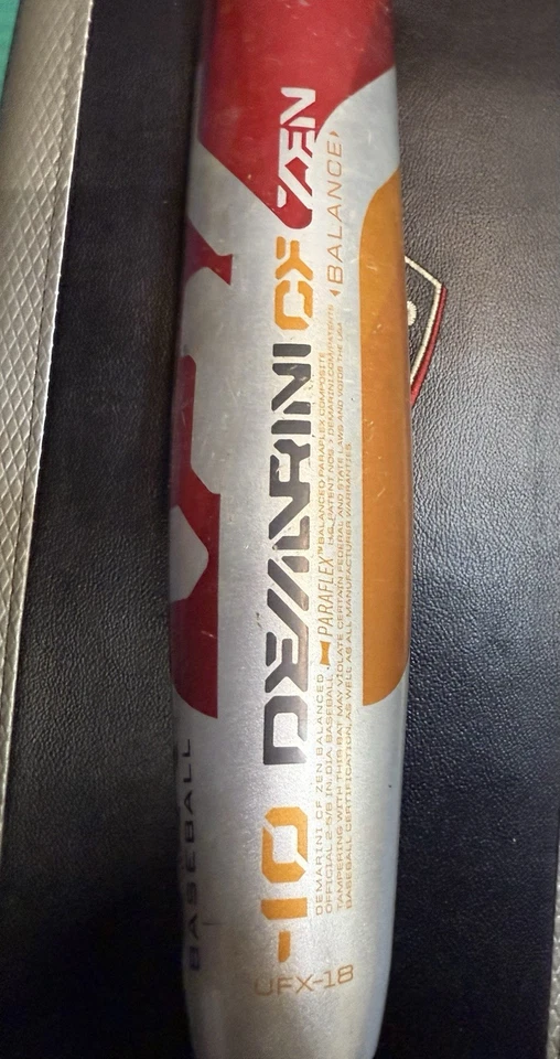 Bate de béisbol compuesto Demarini CF Zen 30/20-10 EE. UU. UFX-18 equilibrado paraflex Foto 3 de 4