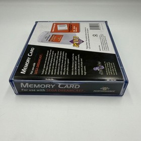 Performance Sega Dreamcast Memory Card 200 Blocks with Storage Case P-20-316E