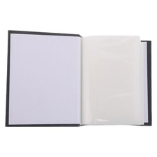 Empty Scrapbook: 100-Slot Vertical Photo Album Scrapbook Binder Album With