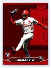 2024 Stadium Club #23 Victor Scott II Red Foil RC Rookie