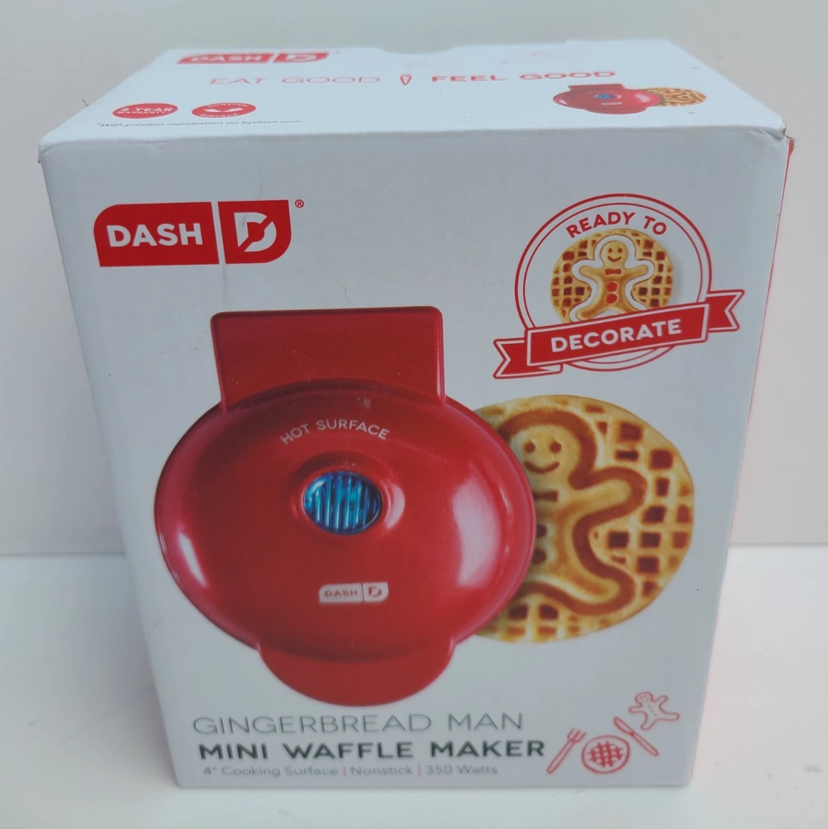 Dash DMWE001KG 4" Cooking Surface Mini Waffle Maker Non Stick 350-W (Lot of 5)