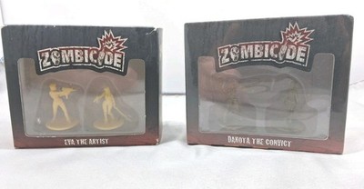 Zombicide Survivor Figures Eva The Artist & Dakota The Convict New In Box