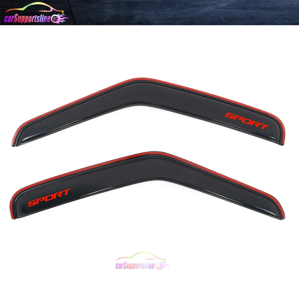 Se adapta a 92-06 Ford Econoline serie E furgoneta en canal ventana viseras protector con deporte Foto 2 de 4