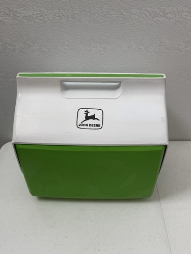 John Deere Logo Igloo Cooler 16qt Playmate Vintage Beverage Green White - Picture 1 of 6