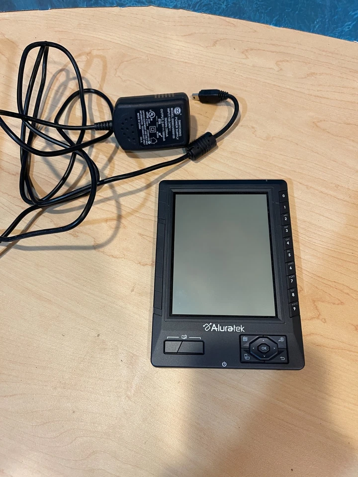 Lector de libros electrónicos Aluratek Libre Pro 2010 AEBK01FS 5 pulgadas - negro funcionando Foto 4 de 4