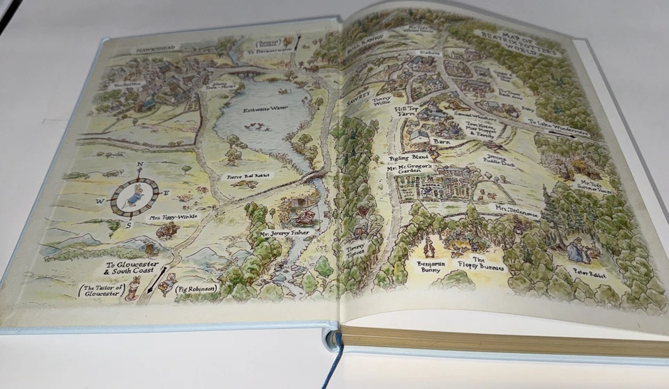 The Complete Peter Rabbit by Beatrix Potter (Leather Hardcover, Illustrated) Foto 2 de 4